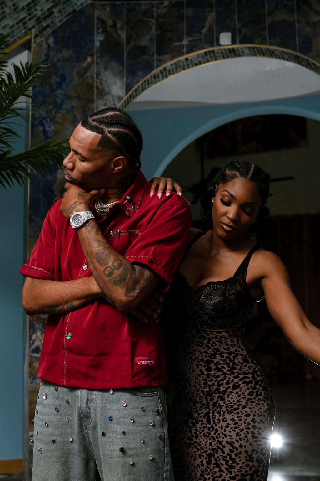 DJ X.O. and woman photographed for the My Move Zoom campaign
