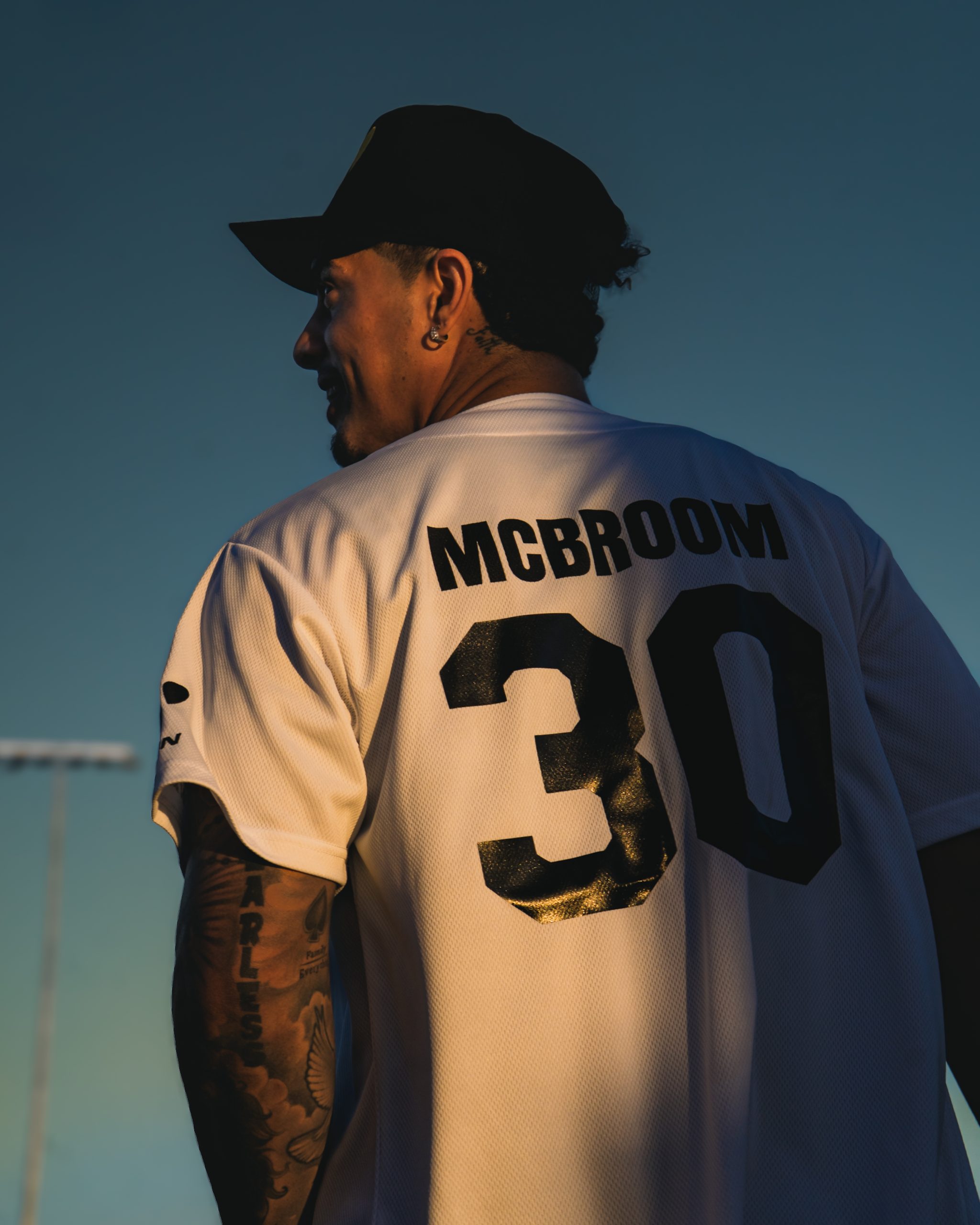 Austin McBroom at the Team Watson Charity Celebrity Softball Game