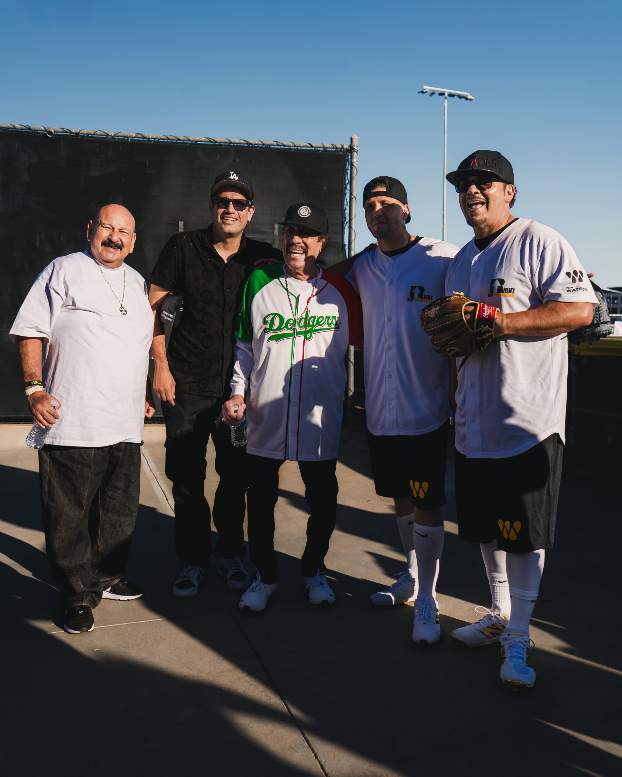 Danny Trejo at the Team Watson Charity Celebrity Softball Game